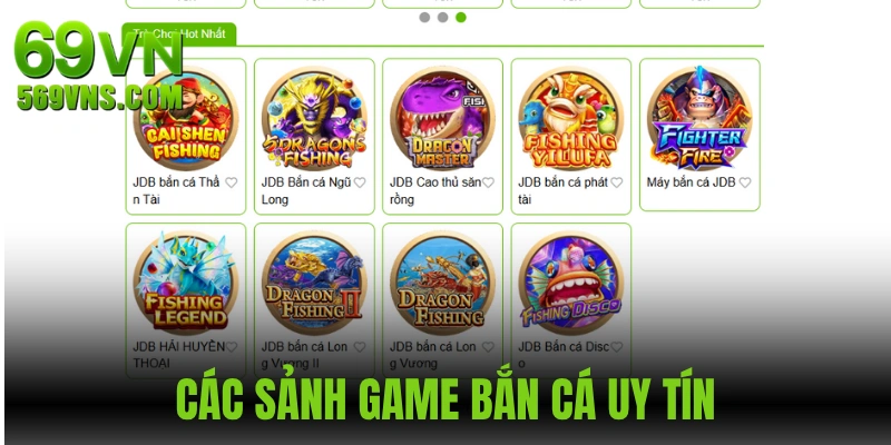 Các sảnh bắn cá 69VN không nên bỏ lỡ