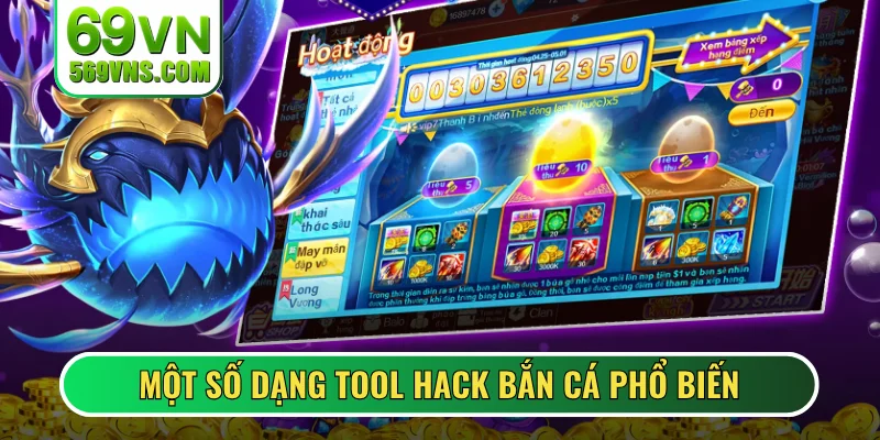 Một số dạng tool hack bắn cá phổ biến 2025