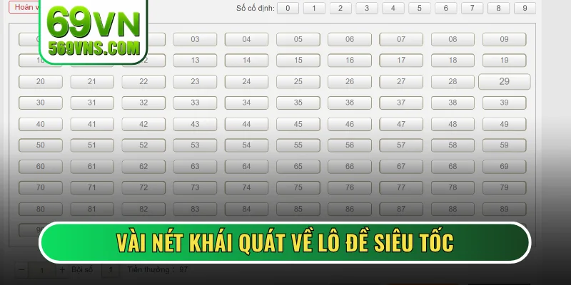 Vài nét khái quát về lô đề siêu tốc